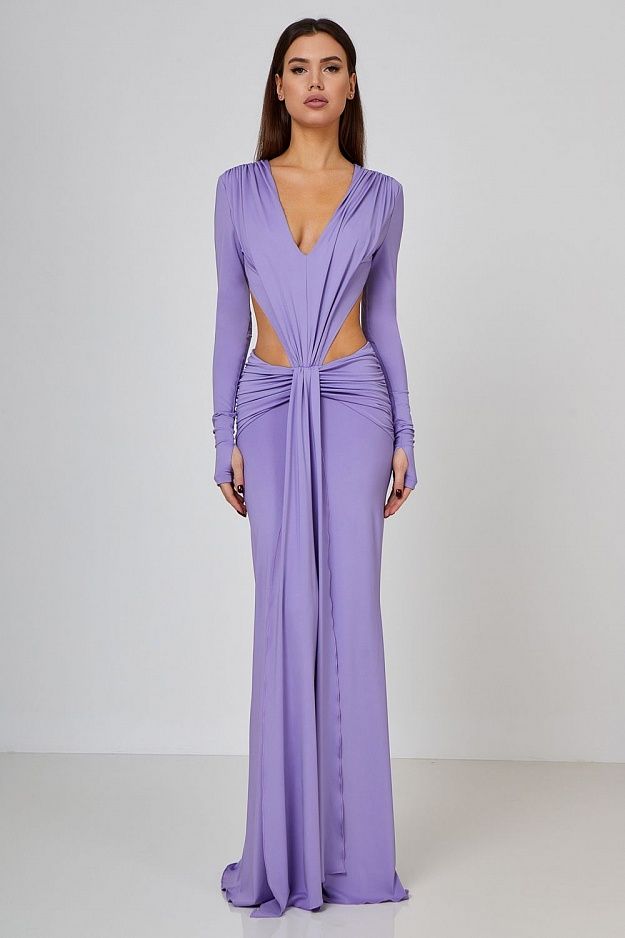 Lycra Luxe Backless Maxi