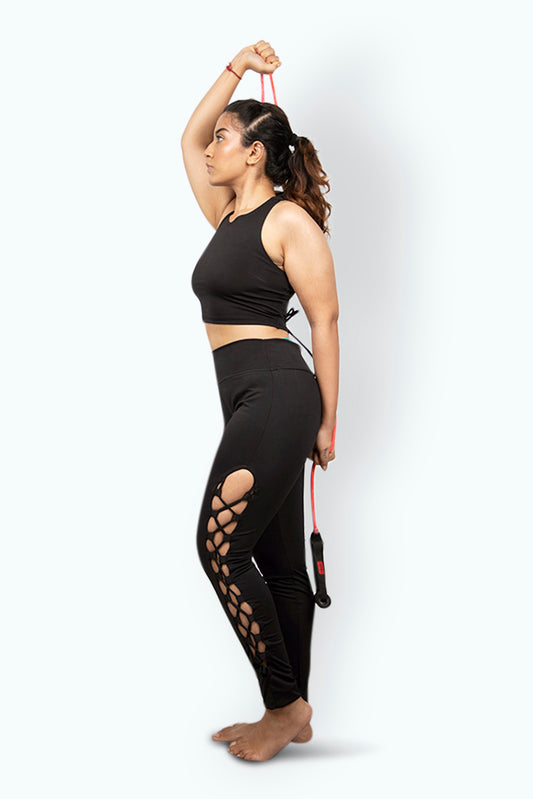 Laasa Sports Bottom Wear DriFIT Womens MidRise Regular Fit Gym  Fitness  Narrow Pant