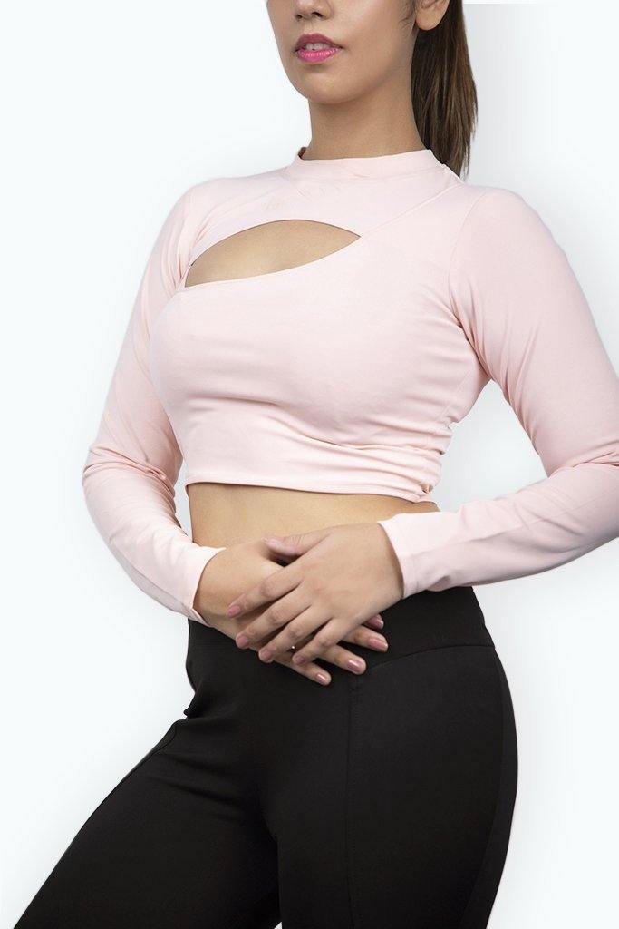 long-sleeve-cut-out-cropped-top